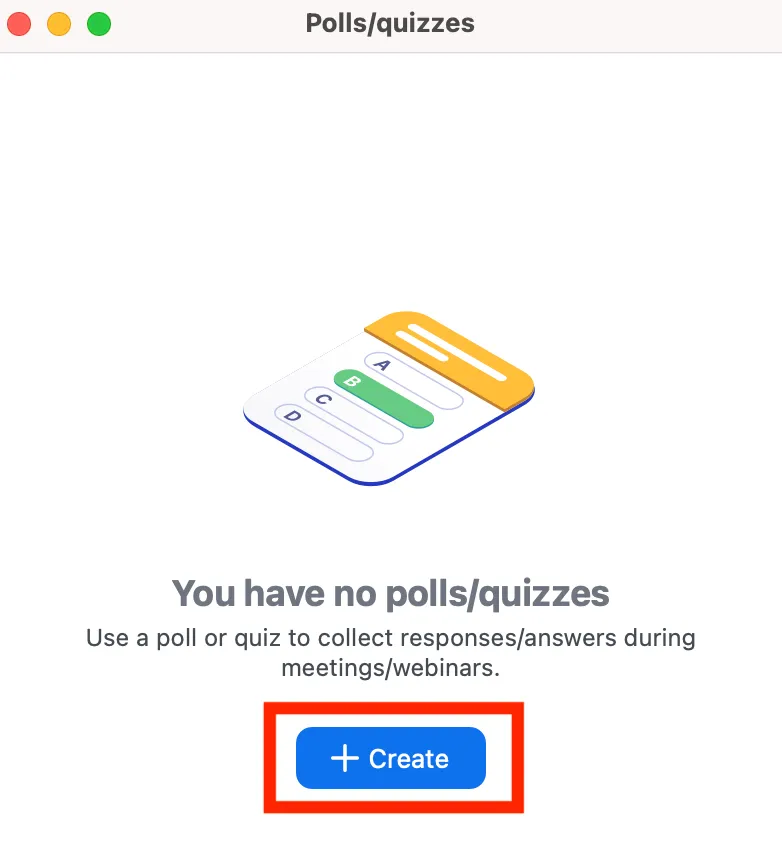 the Poll list window
